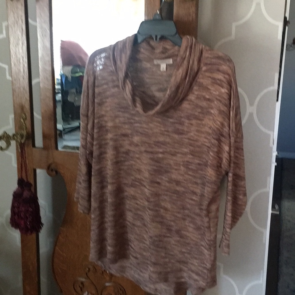 Cow neck sweater